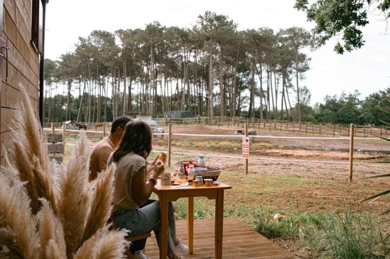 Mées Roulottes Cocooning Au Coeur Des Landes酒店 外观 照片